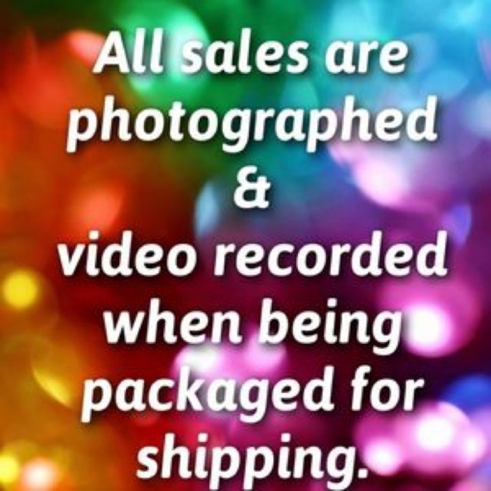 All sales will be recorded to avoid scammers!